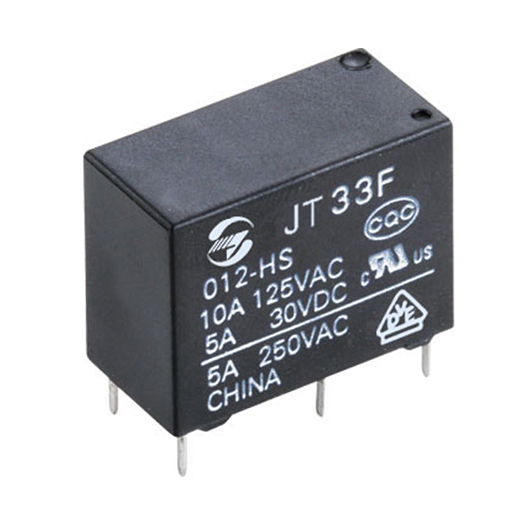Subminiature Intermediate Power Relay JT33F