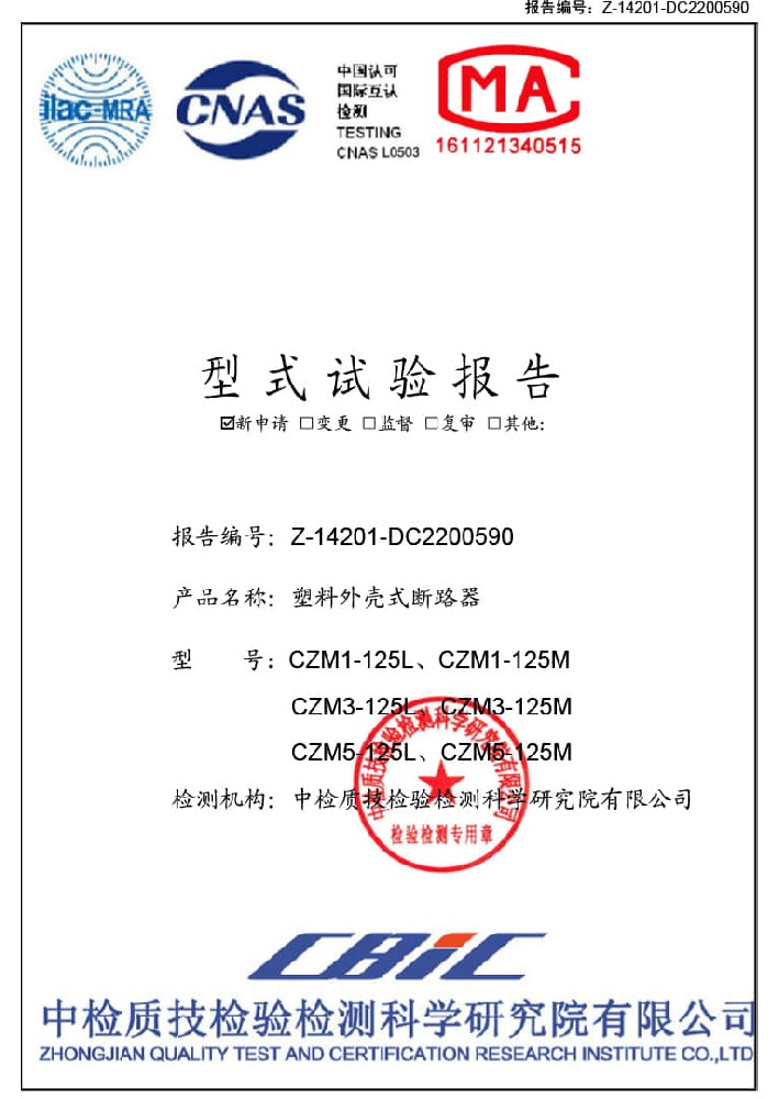 CZM1,3,5-125-型式试验报告